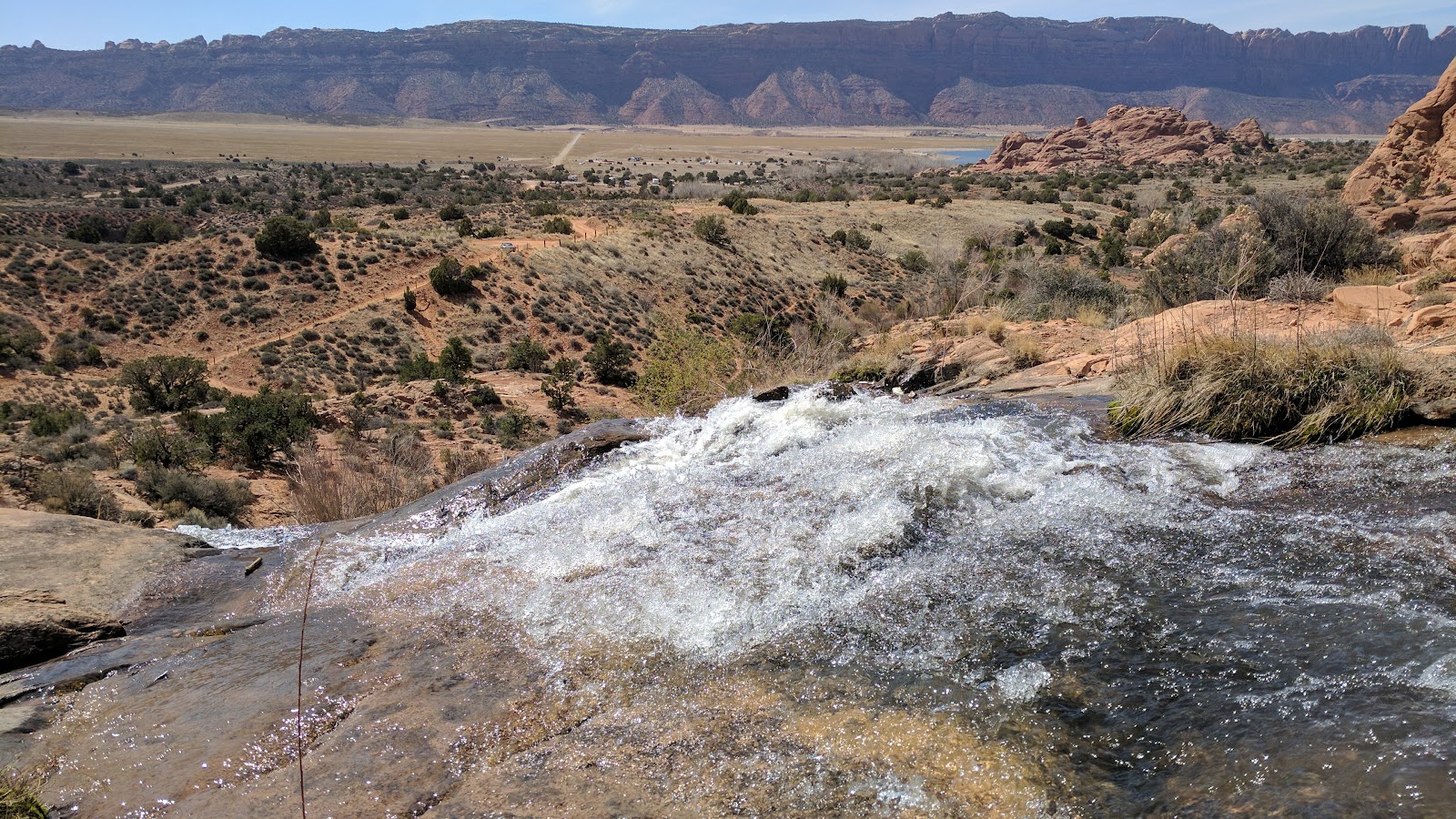 Use campsite assist to get an availability alert when someone cancels a campsite: Sock Monkey Trekkers Moab Area Ken's Lake Campground, Faux Falls