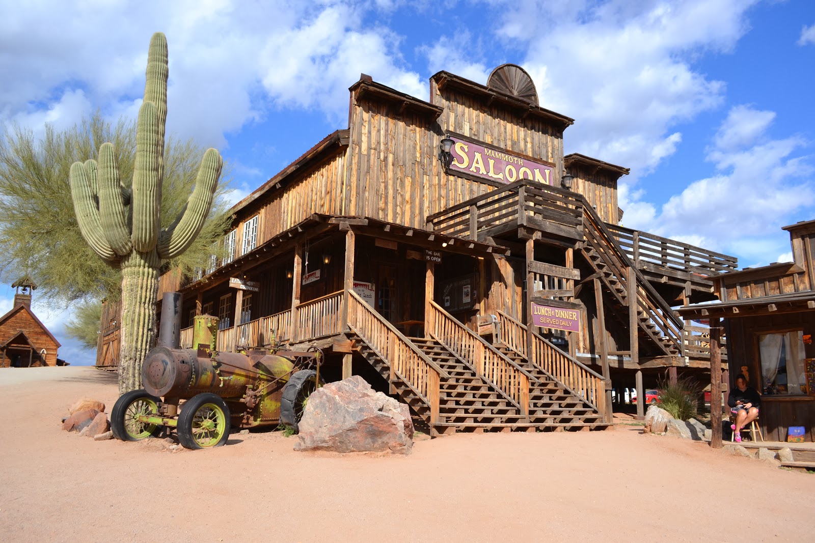 Goldfield is about 35 miles southeast of phoenix, just outside of apache junction, arizona. No Bad Days RVing Goldfield Mine Ghost Town